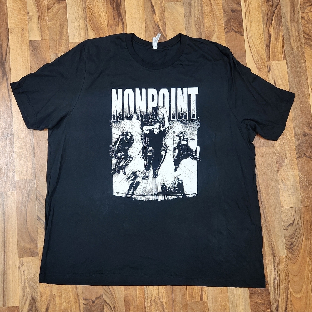 Nonpoint Graphic Print Short Sleeve Band Tour Shirt Mens Size 4XL Nu Metal 2022
